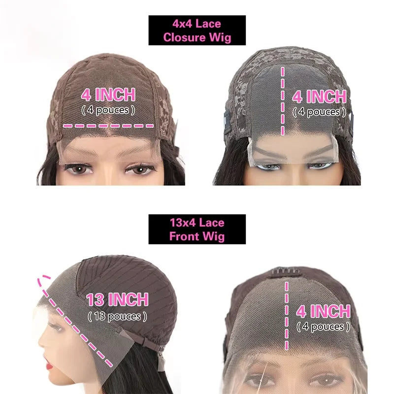 Curly Bob Human Hair Lace Frontal Wig 4C Kinky Curly Edges Wigs 13x4 Transparent Lace Front Wigs For Black Women 4x4 Short Wigs