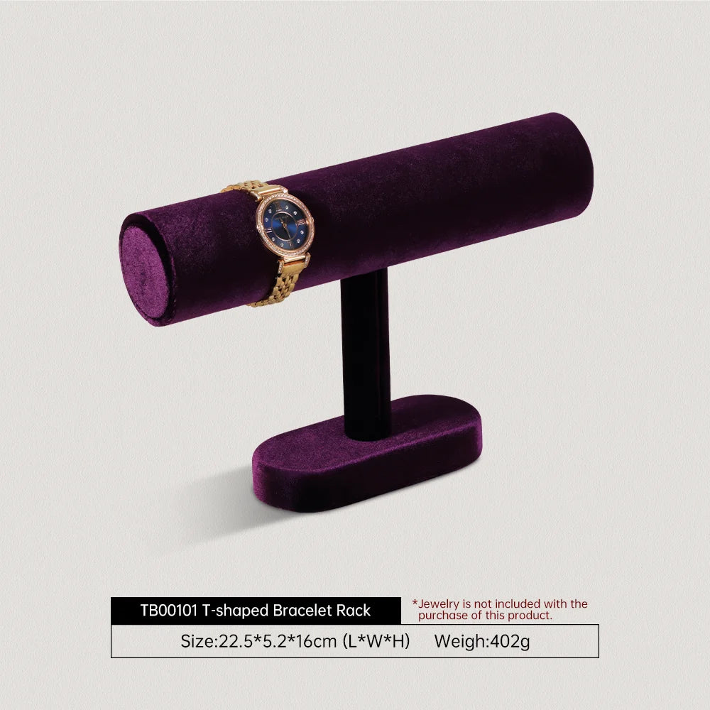 Yinbeini Velvet Bangle Bracelet Watch Display Stand Jewelry Display Stand Store Jewelry Display Props TB001
