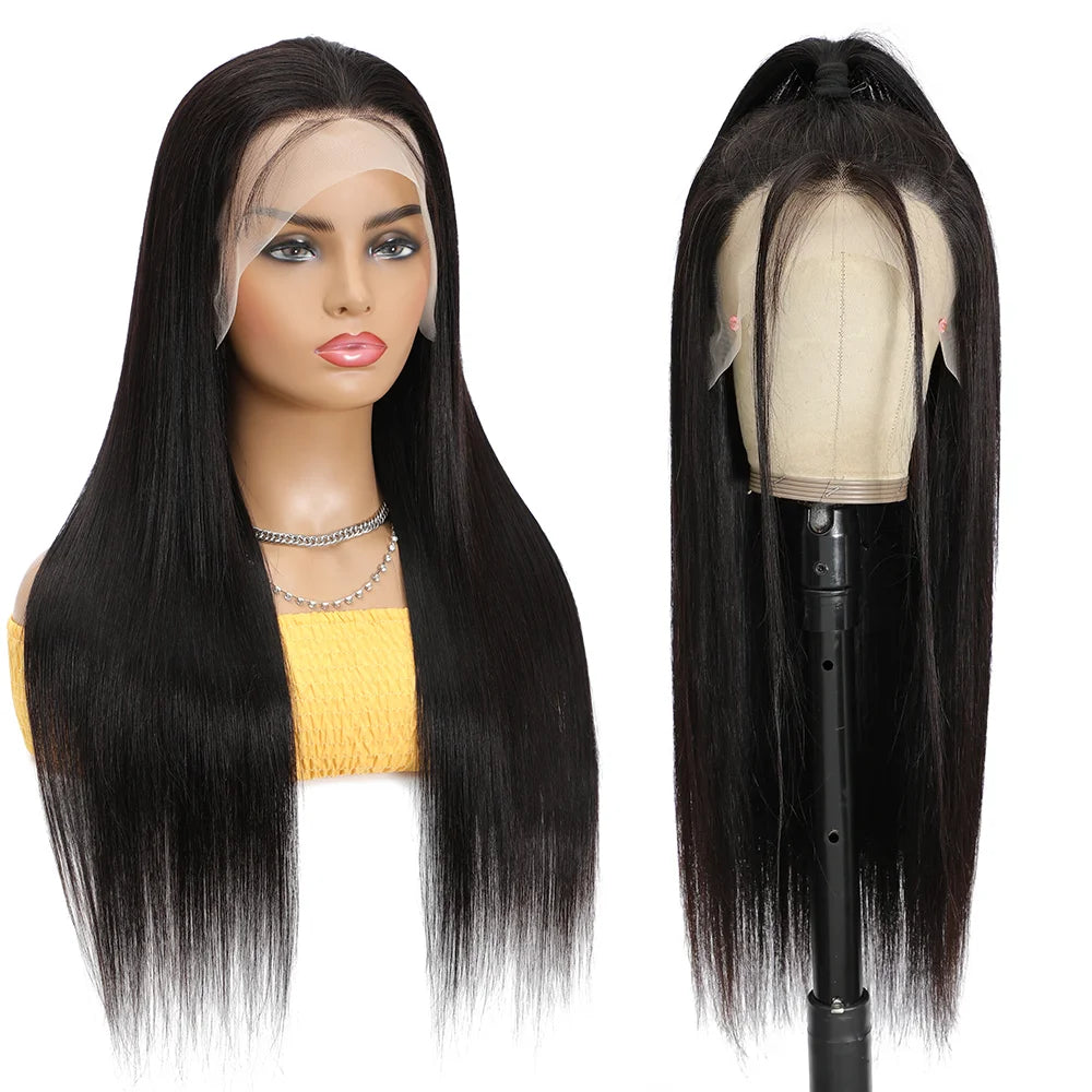 30Inch 13X6 Lace Front Wigs Human Hair Straight HD Lace Front Wigs Human Hair Straight Glueless Wigs Human Hair13X4 Frontal Wigs