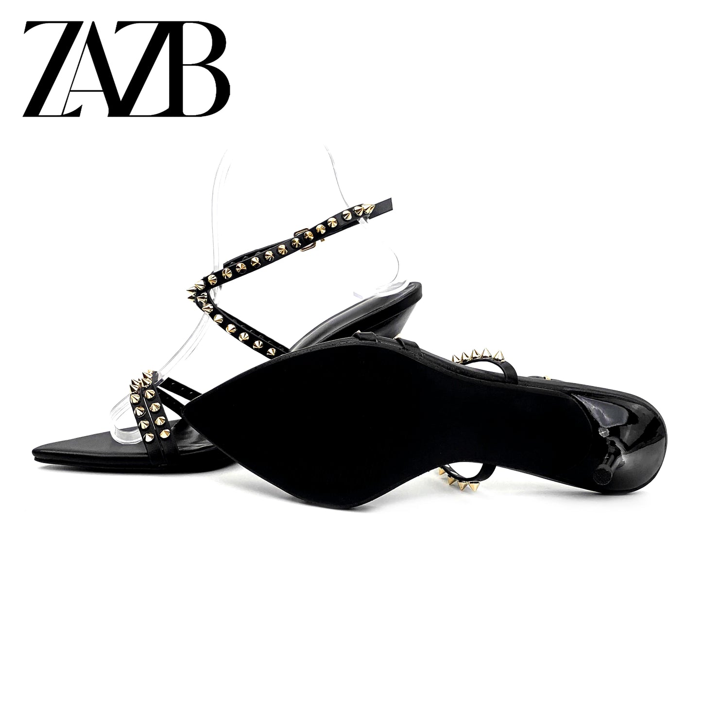 New Design Formal Women's High Heel Sandals Wedding Chaussures Femmes Leopard Print Square Head Shoes Belt Buckle for Ladies