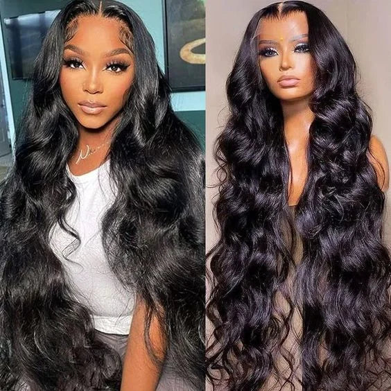 26-Inch Cuticle Aligned HD Full Lace Front Brazilian Wig Straight Style Pre-Plucked Remy Hair Transparent Lace for Black Women