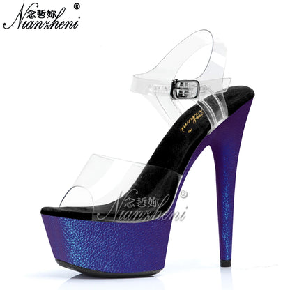 Sexy Pole Dancing Platform Shoes Exotic Style Striptease Costumes From Foreign Culture Walkovers for Models Sexy Platform Heels