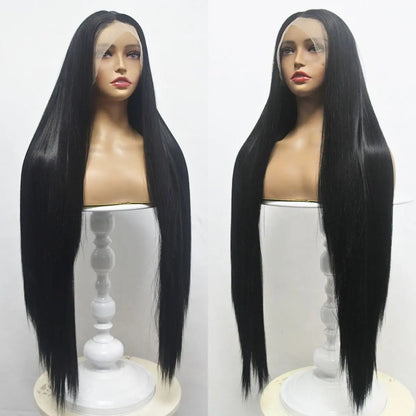 Anxin Cheap Raw Brazilian Synthetic Hair Hd Lace Front Wigs Bone Straight Human Hair Wigs for Black Women