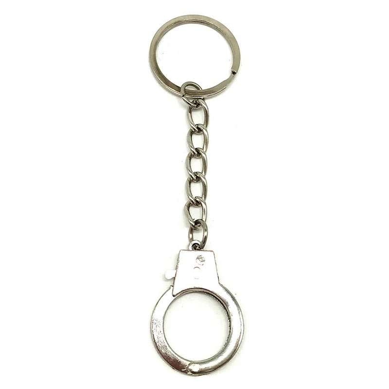 Rock Hiphop Punk Wallet Belt Chain Pants Chain Silver Handcuffs Waist Chain For Women Men Keychain Jewelry Accessories