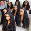 24 Inch Long Cuticle Aligned HD Full for Brazilian for Lace Remy Glueless Natural Black Women's Pre-Plucked Human