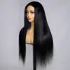 26-Inch Cuticle Aligned HD Full Lace Front Brazilian Wig Straight Style Pre-Plucked Remy Hair Transparent Lace for Black Women