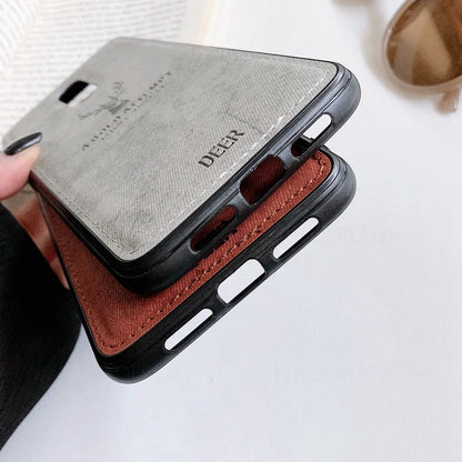 Fabric Cloth Deer Pattern Case For Huawei Nova 10 9 SE 8 12 12S 12i Y72 Honor 50 90 Lite Smart Soft Cover
