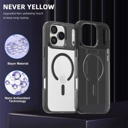 Luxury Anti-Yellow Strong Magnetic Case for iPhone 17 Pro Max Air 16 15 14 13 12 11 Magsafe Shockproof Wireless Charging Cover
