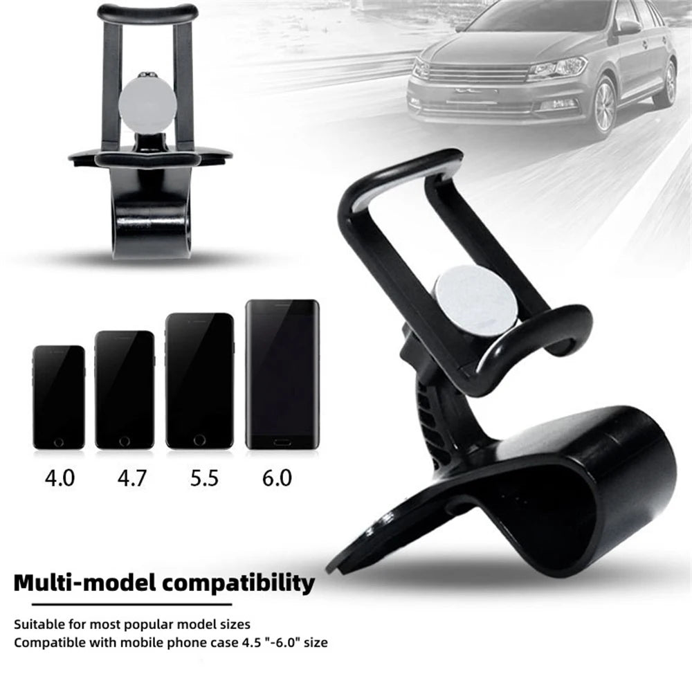 Universal Car Phone Holder Stand Dashboard Car Clip Mount GPS Bracket 360° Rotatable Phone GPS Support in Car For iPhone Xiaomi