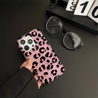 Fashion Design Leopard Airbag Protection Case For IPhone 16 Case IPhone 14 15 Pro 12 Pro 11 13 XS Max XR X XS 8 7 Plus SE2 Cover
