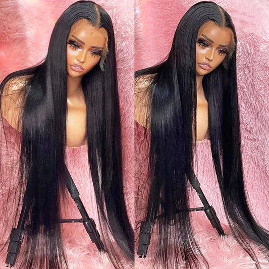 30Inch 13X6 Lace Front Wigs Human Hair Straight HD Lace Front Wigs Human Hair Straight Glueless Wigs Human Hair13X4 Frontal Wigs