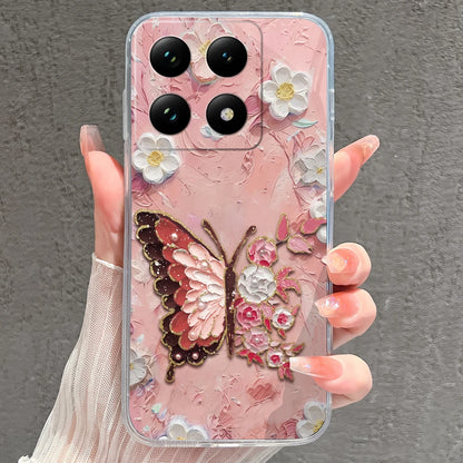 Case For Xiaomi 15 15T Pro Ultra Colorful Love Heart Durable Lightweight Soft Transparent Bumper For Xiaomi15Pro 15Ultra Fundas