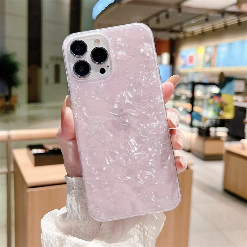 Glitter Marble Silicone Case For iphone 17 Air 16 16E 15 14 12 13 Mini 11 Pro Max Plus Silicone Soft TPU Back Phone Cases Cover