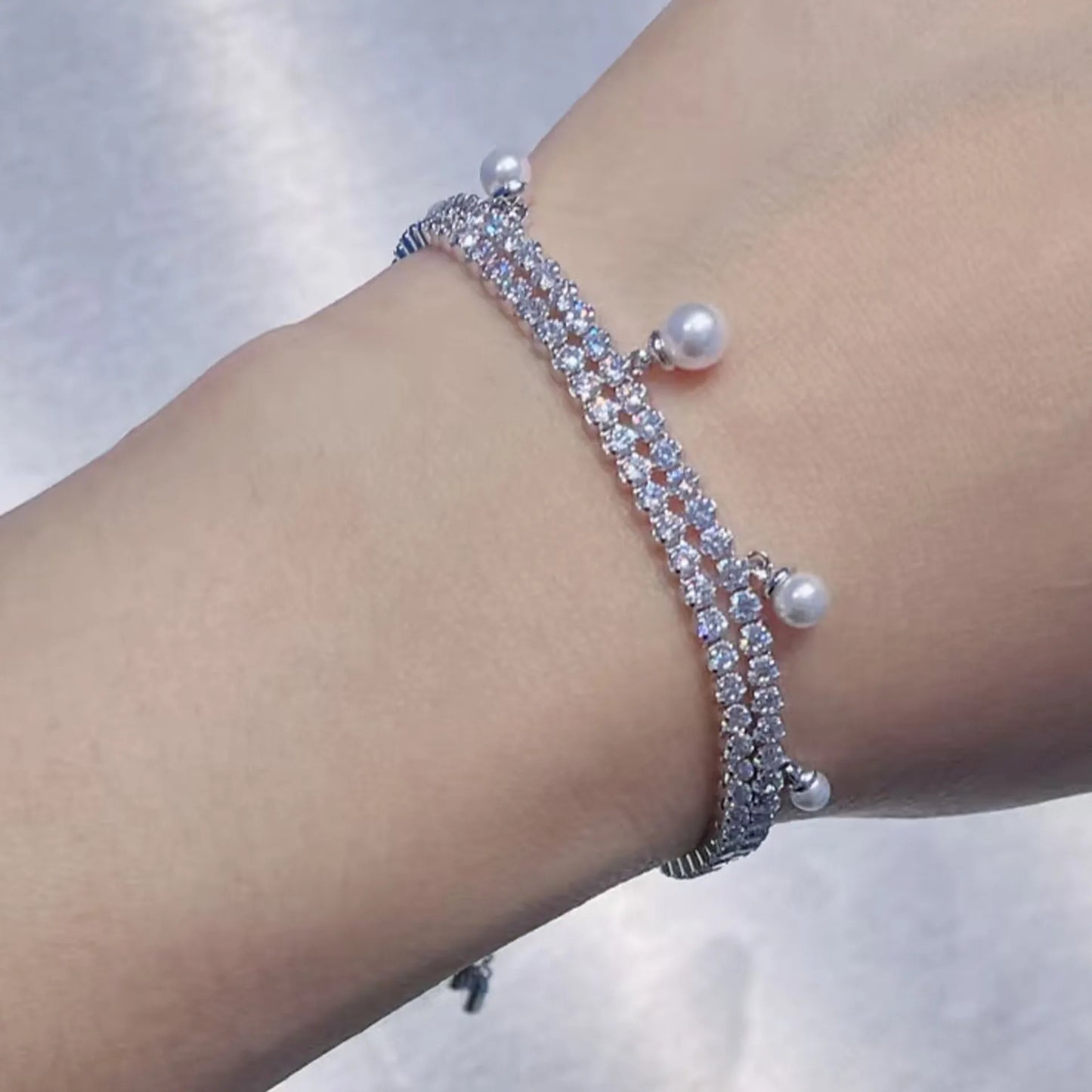 Original Princess Sparkling Crystal Wedding High-end Jewelry Set Charming Women's Heart-shaped Necklace Earrings Bracelet Ring