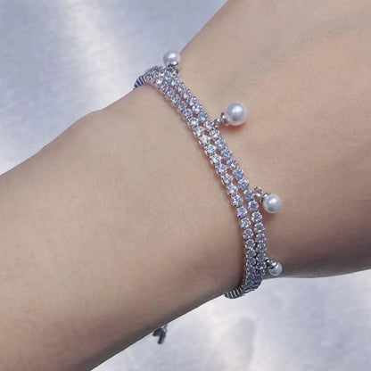 Original Princess Sparkling Crystal Wedding High-end Jewelry Set Charming Women's Heart-shaped Necklace Earrings Bracelet Ring