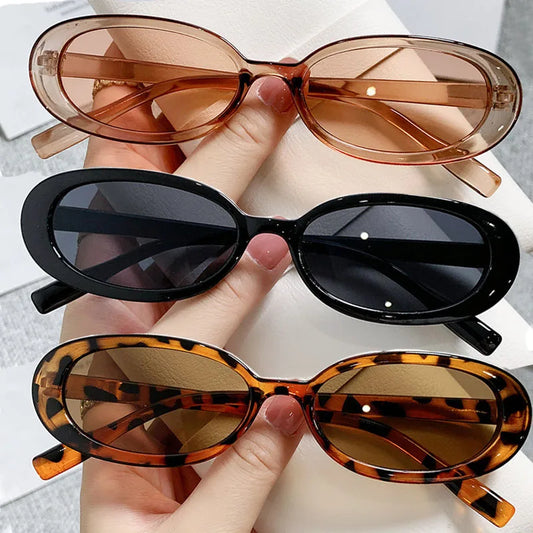 Small Oval Leopard Print Eyeglasses Women Vintage Cat Eye Clear Lens Anti Blue Light Glasses Transparence Frame Glasses Unisex