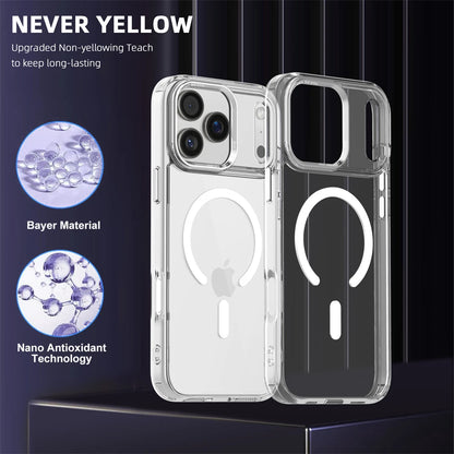 Luxury Anti-Yellow Strong Magnetic Case for iPhone 17 Pro Max Air 16 15 14 13 12 11 Magsafe Shockproof Wireless Charging Cover