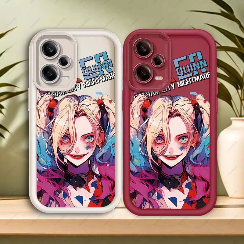 J-Jokers Luxury Girl Art For Xiaomi Redmi Note 14 13 13R 12 12R 11 11E 11T 11S Pro Plus 5G Eye Ladder Cover Phone Case