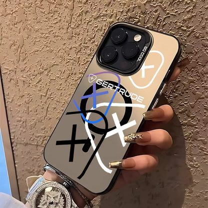 Fashion Lovely Design Magsafe Magnetic Case for G-Gertrudes iPhone 11 12 13 14 15 16 Pro Max Plus Silver Plated Anti Fall Cover