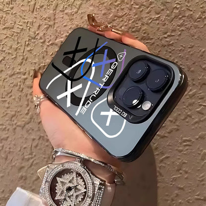 Fashion Lovely Design Magsafe Magnetic Case for G-Gertrudes iPhone 11 12 13 14 15 16 Pro Max Plus Silver Plated Anti Fall Cover