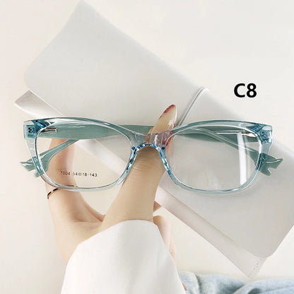 New Anti Blue Light Plain Eyeglasses High Quality High Definition Eyewear Plain Glasses Frame Network Popular Unisex Trendy