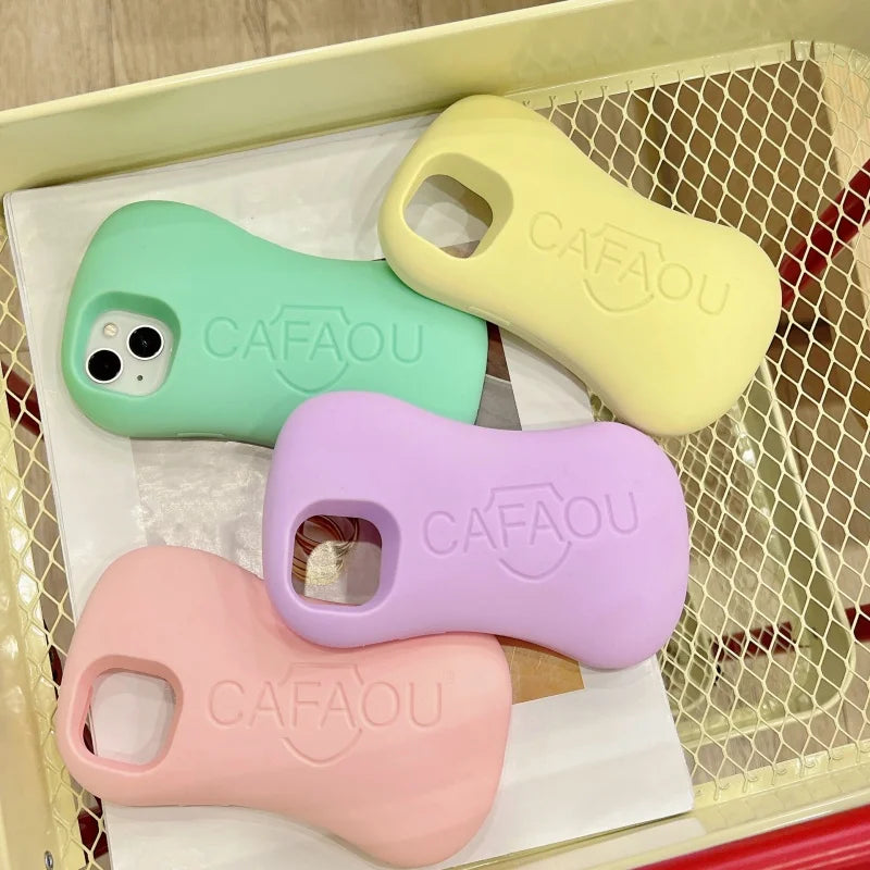 For iPhone 16 promax 15 14 13 12 Pro Max Plus Funny 3D Soap Phone Case Cute Shockproof Soft Silicone Cover