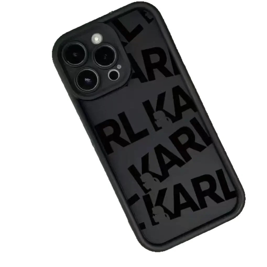 Simple Fashion Letter Heart Phone Case for iPhone 16e 16 15 14 13 12 11 Pro Max Mini XR XS X 7 8 6 6s Plus Soft TPU Back Cover