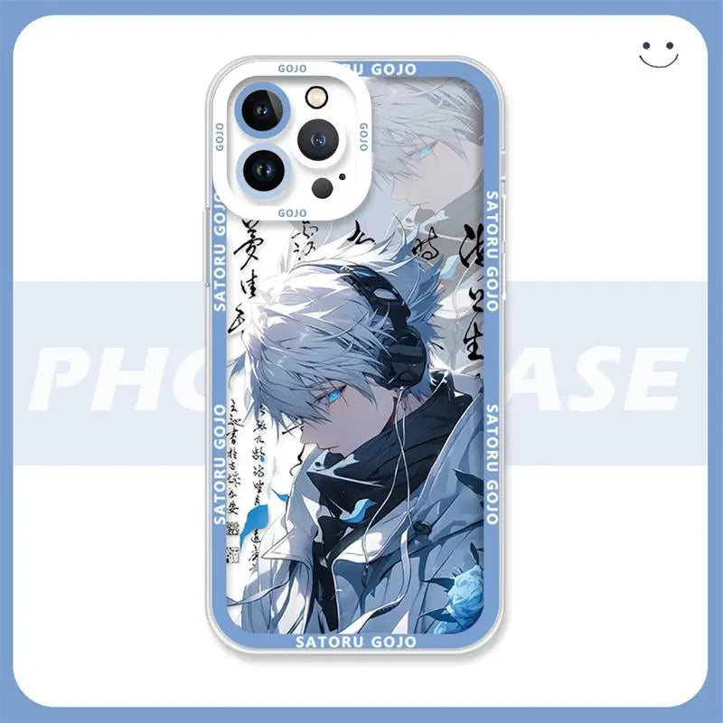 Case for Xiaomi POCO X5 X4 X3 Pro X3 GT X4 NFC F5 Pro F3 M3 Mi 11 Lite 5G NE 11T Pro Jujutsu Kaisen Gojo Satoru Clear Soft Cover