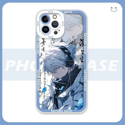 Case for Xiaomi POCO X5 X4 X3 Pro X3 GT X4 NFC F5 Pro F3 M3 Mi 11 Lite 5G NE 11T Pro Jujutsu Kaisen Gojo Satoru Clear Soft Cover