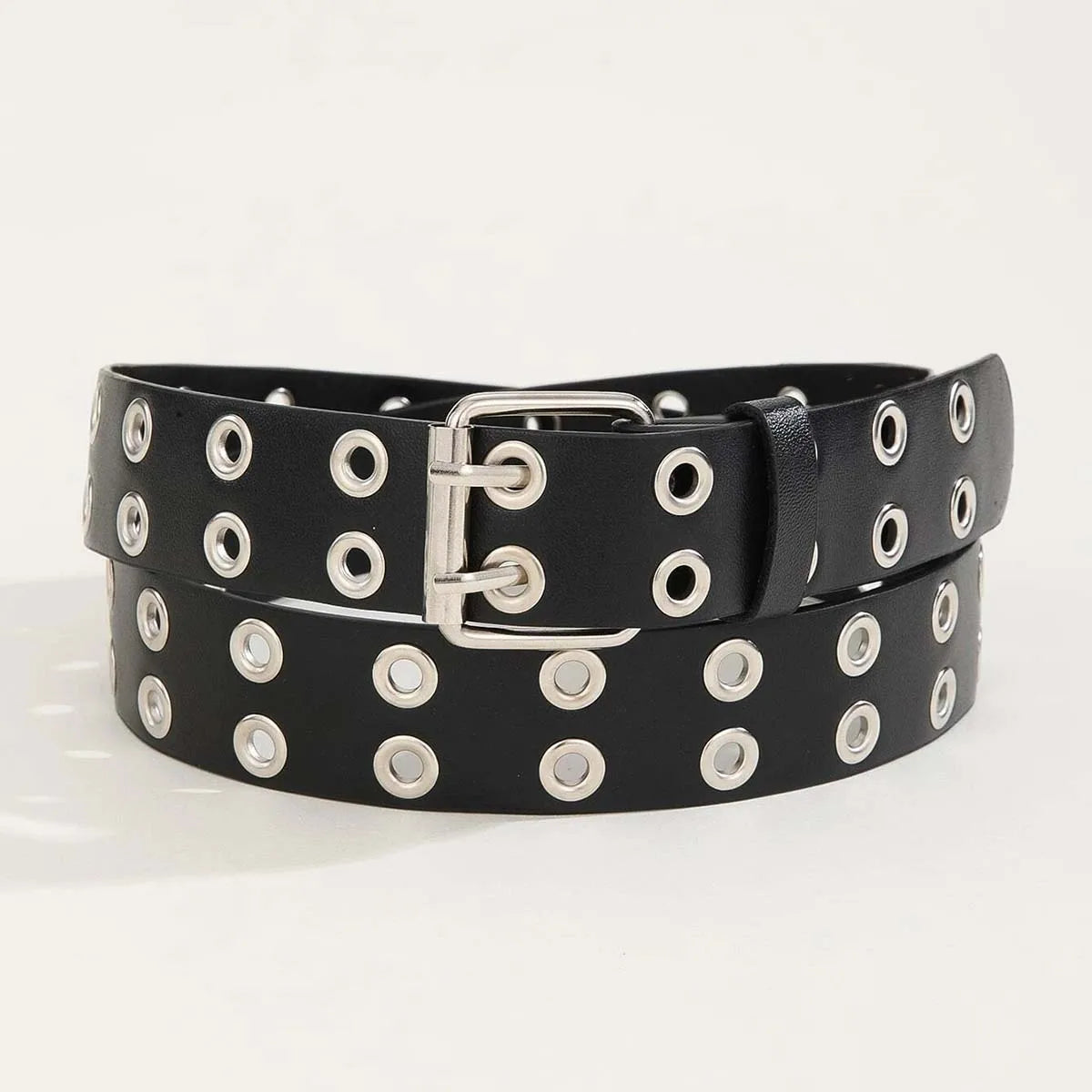 Ladies' fashionable belt paired with jeans, Gothic style studded decorative belt,  belt waist cinching belt daily wear