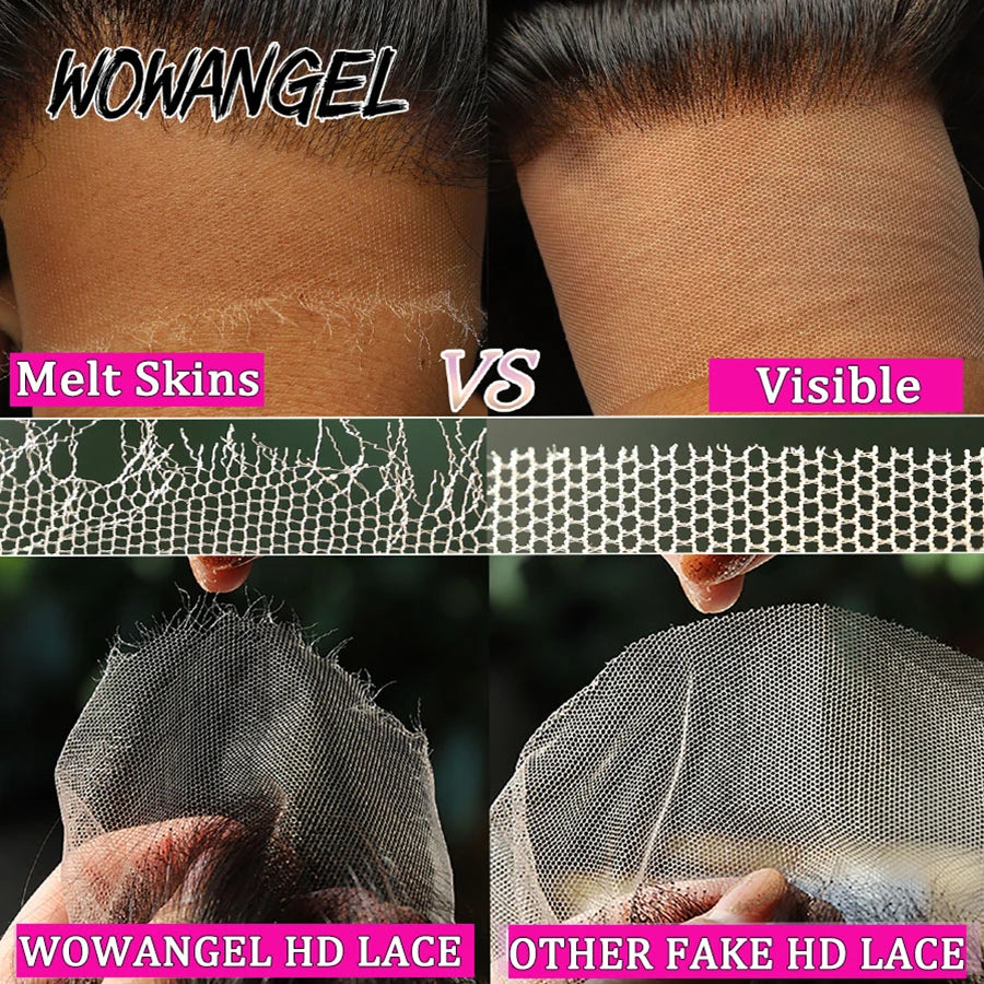 250% Pre Everything 13x6 HD Lace Frontal Wigs Chocolate Brown Body Wave Wigs Melt Skins Human Hair Wigs Pre Plucked For Woman