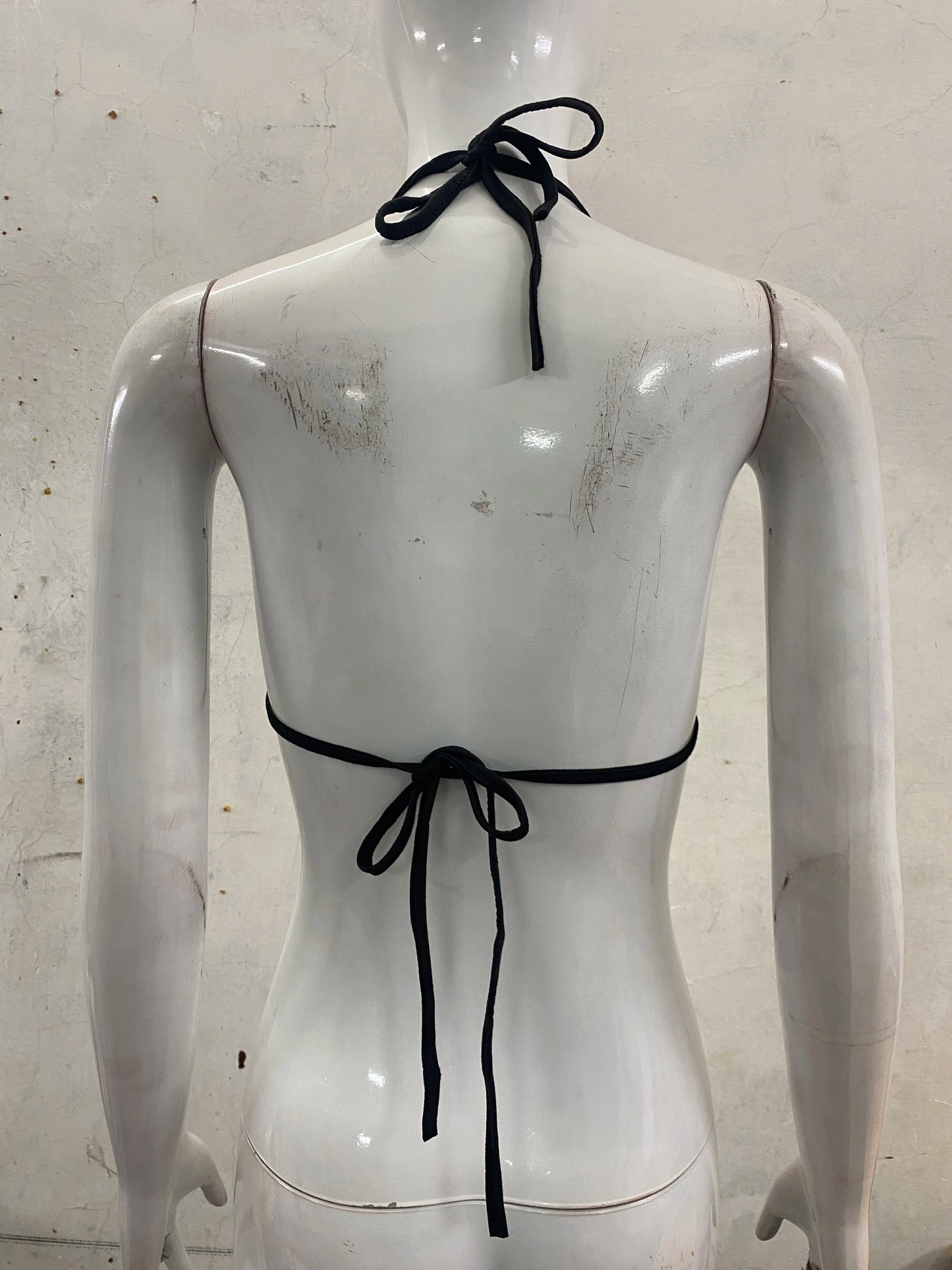 Y2k bikini set 2000s swimsuit punk print push up pad bra hanging neck swimsuit beachwear swimsuit sexy women emo slim fashion