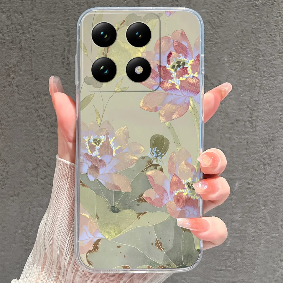 Case For Xiaomi 15 15T Pro Ultra Colorful Love Heart Durable Lightweight Soft Transparent Bumper For Xiaomi15Pro 15Ultra Fundas