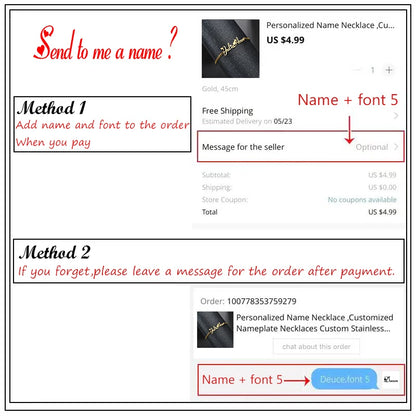 Custom Couple Name Letter Necklace for Women Luxury Stainless Steel Pendant Customized Clavicle Chain Gift Girlfriend Jewelry.