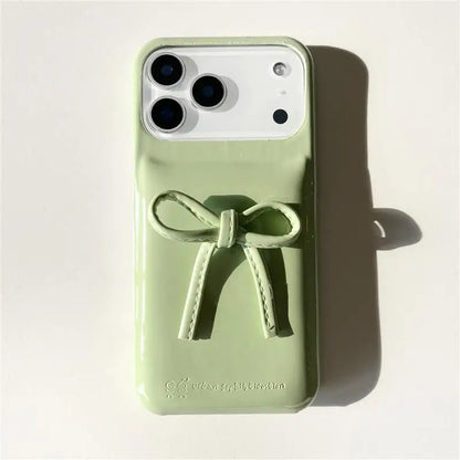 Ins Fashion Cute 3D Bow Phone Case For iphone 17 Pro Max Luxury Down Pink Jacket The Puffer Case For iphone Air Shockproof Cases