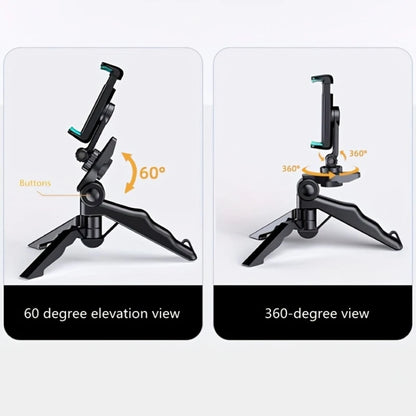 Mobile Phone Holder Tripod Table Top Phone Stand Mini Handheld Tripie Selfie Stick