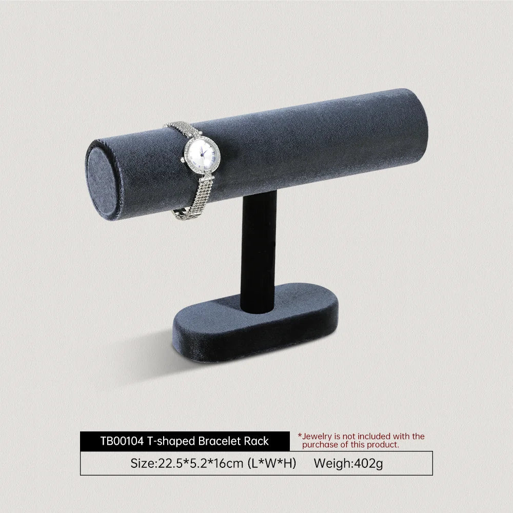 Yinbeini Velvet Bangle Bracelet Watch Display Stand Jewelry Display Stand Store Jewelry Display Props TB001