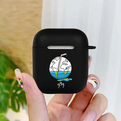 Fashion Juice WRLD 999 Soft silicone TPU Case For AirPods Pro2 1 2 3 4 black Silicone Wireless Bluetooth Earphone Box Cover