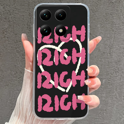 Case For Xiaomi 15 15T Pro Ultra Colorful Love Heart Durable Lightweight Soft Transparent Bumper For Xiaomi15Pro 15Ultra Fundas