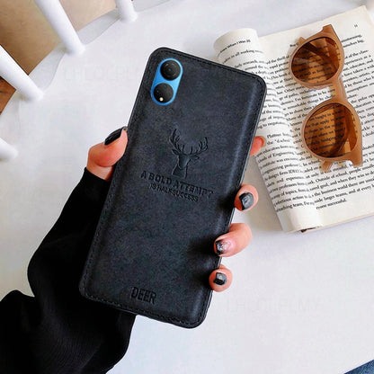 Fabric Cloth Deer Pattern Case For Huawei Nova 10 9 SE 8 12 12S 12i Y72 Honor 50 90 Lite Smart Soft Cover