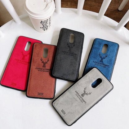 Fabric Cloth Deer Pattern Case For Huawei Nova 10 9 SE 8 12 12S 12i Y72 Honor 50 90 Lite Smart Soft Cover