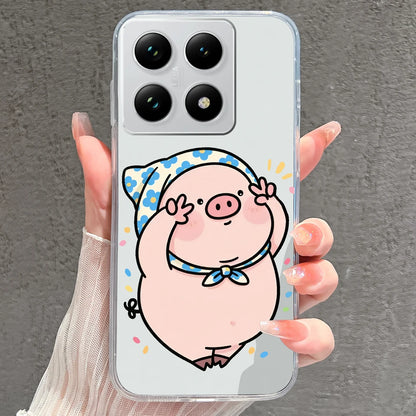 Case For Xiaomi 15 15T Pro Ultra Colorful Love Heart Durable Lightweight Soft Transparent Bumper For Xiaomi15Pro 15Ultra Fundas