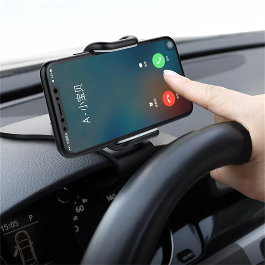 Universal Car Phone Holder Stand Dashboard Car Clip Mount GPS Bracket 360° Rotatable Phone GPS Support in Car For iPhone Xiaomi