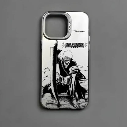 B-Bleachs K-Kurosaki Ichigo Phone Case For IPhone 17 16 15 14 13 12 11 Pro Max Air Multicolor Matte Metallic Aurora Funda