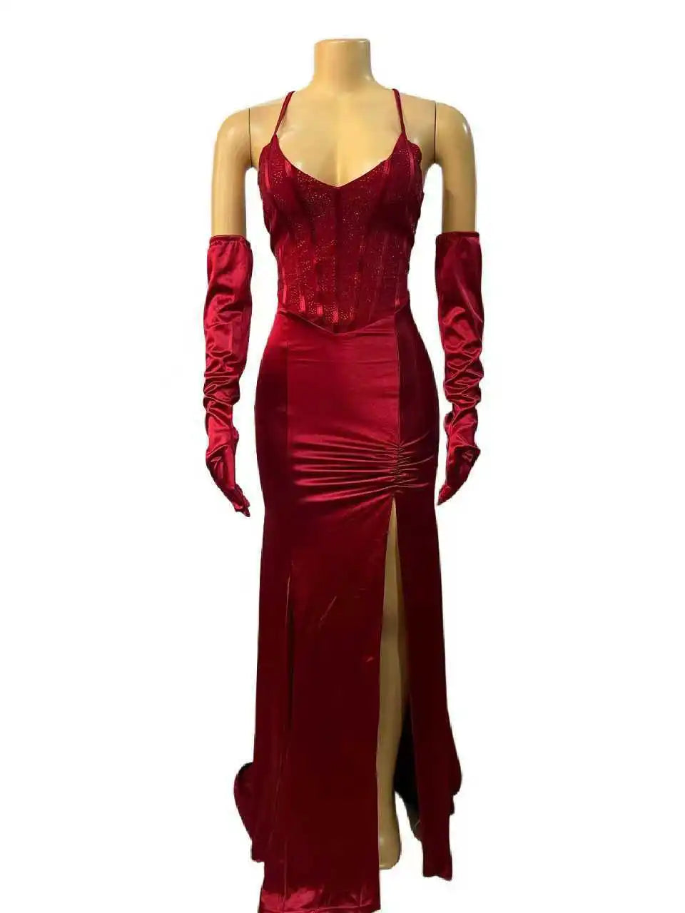 Long Dress Women Sexy Dresses Gown Sling Sleeveless Vestidos Halter Elegant Y2k Party Club Night Evening Sequin High Waist