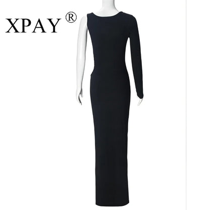 5pcs Wholesale Bulk Items Lots Long Sleeve Dresses for Women Elegant Pretty Long Evening Dress 2025 Summer Fashion Party X15216