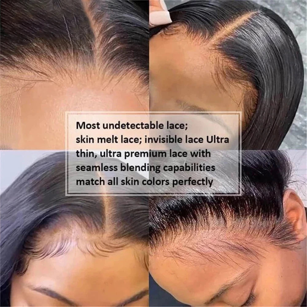 30Inch 13X6 Lace Front Wigs Human Hair Straight HD Lace Front Wigs Human Hair Straight Glueless Wigs Human Hair13X4 Frontal Wigs