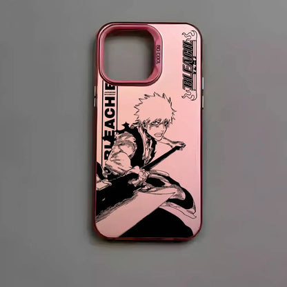 B-Bleachs K-Kurosaki Ichigo Phone Case For IPhone 17 16 15 14 13 12 11 Pro Max Air Multicolor Matte Metallic Aurora Funda