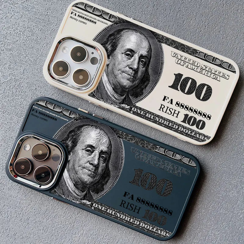 Dollar Bill Graphic Silicone Phone Case For iPhone 13 12 11 Pro Max 16 15 14 Pro Max Plus XR XS X 7 8 Plus SE2 Shockproof Covers