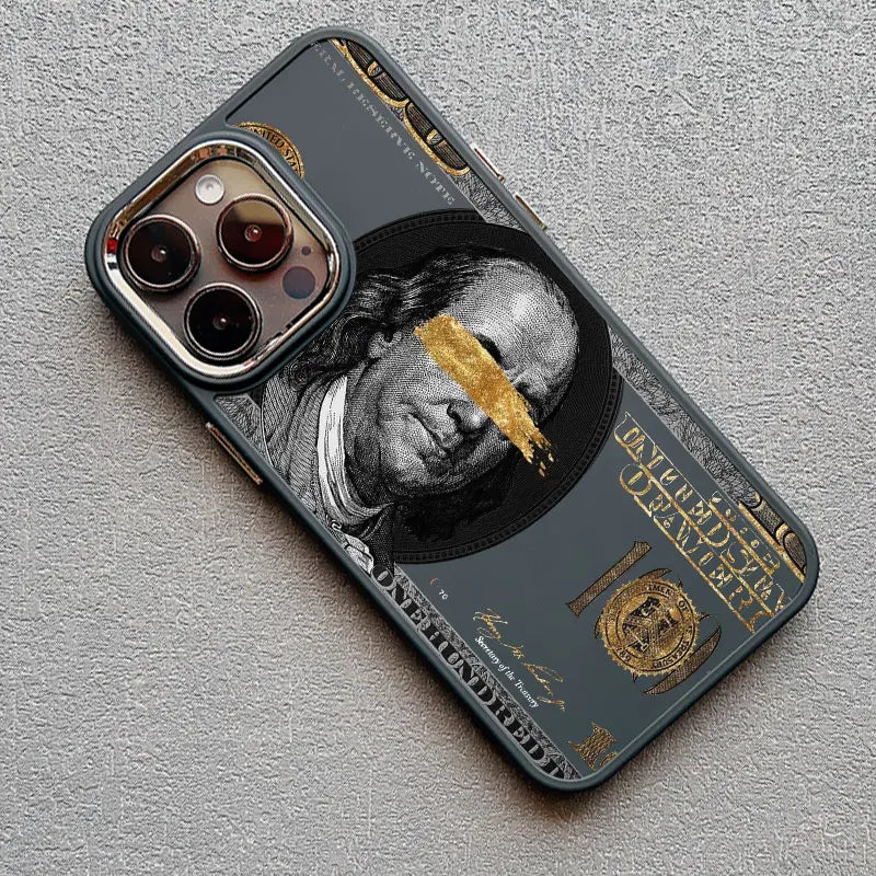 Dollar Bill Graphic Silicone Phone Case For iPhone 13 12 11 Pro Max 16 15 14 Pro Max Plus XR XS X 7 8 Plus SE2 Shockproof Covers